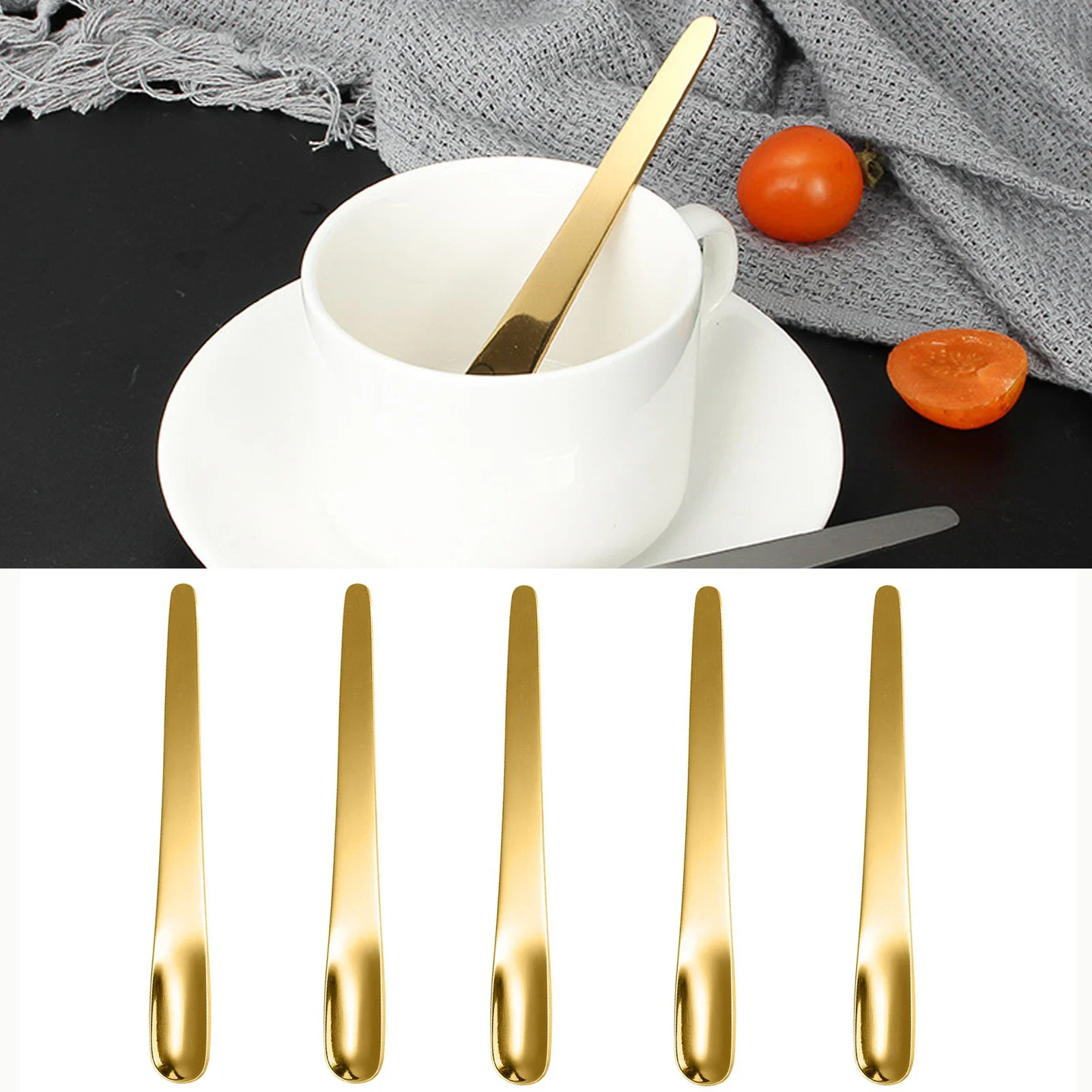 5PCS Coffee Spoon Stainless St - Kitchen Appliances Electronics 评论和价格