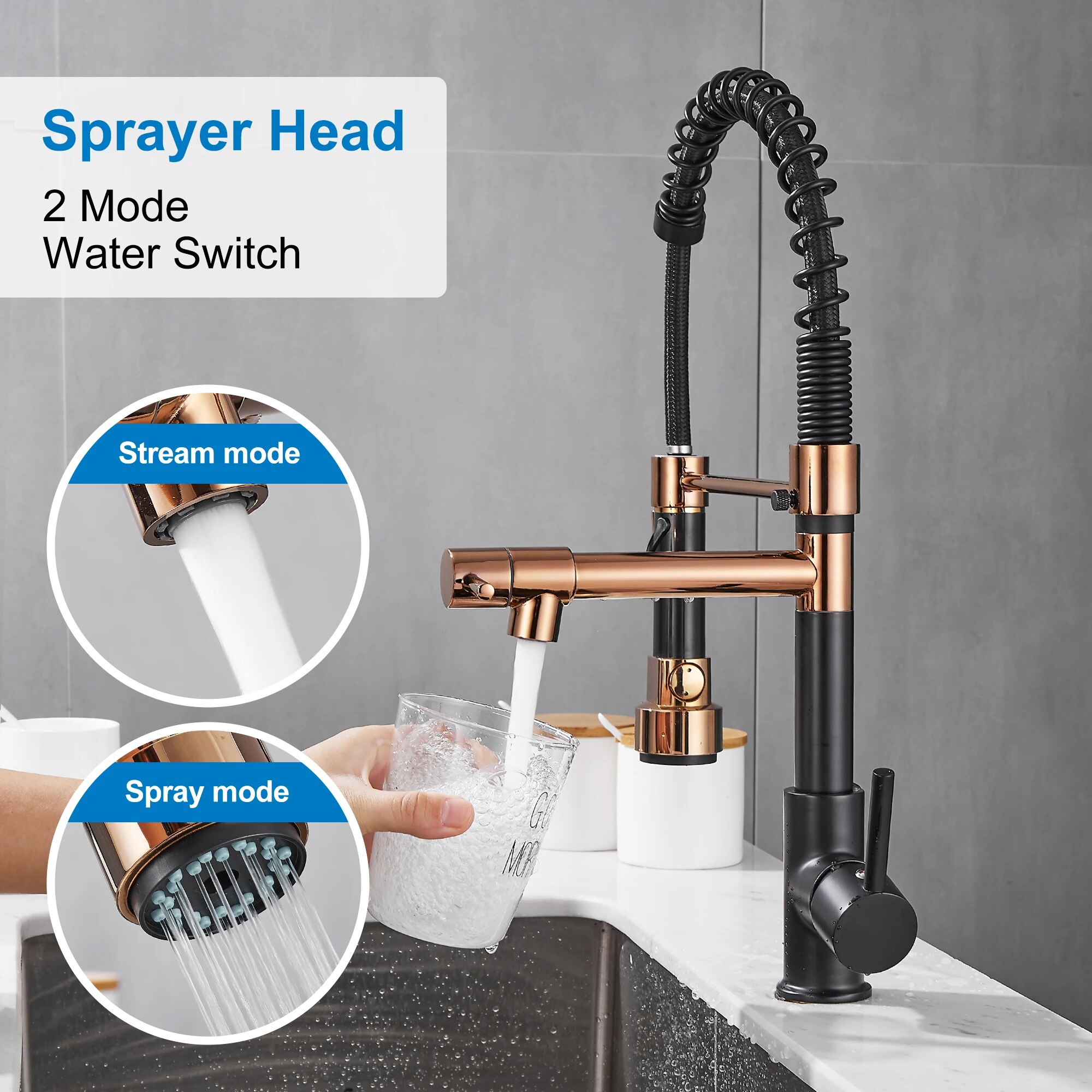 Kitchen Faucet with Pull Down  - Kitchen Appliances White 评论和价格