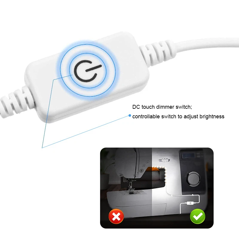 USB 5V 1m 2m 3m LED Sewing Mac - Kitchen Appliances White 评论和价格