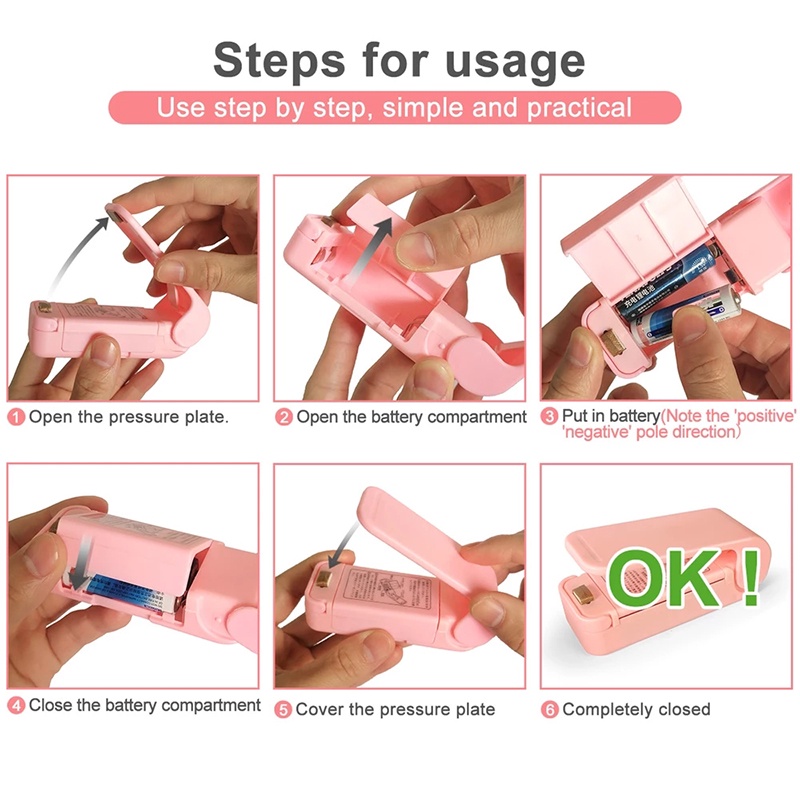 Mini Handheld Heat Sealer, Fas - Kitchen Appliances White 评论和价格