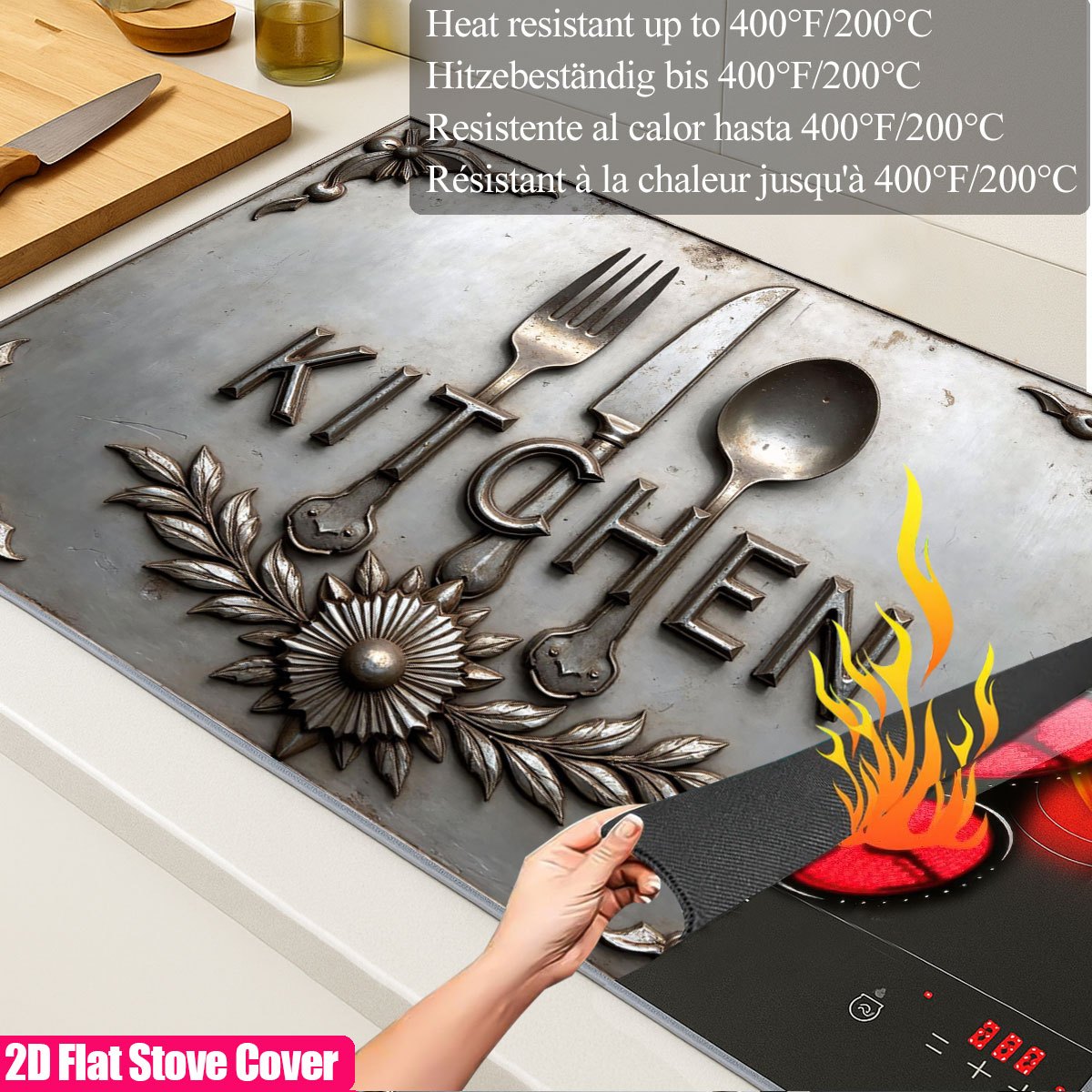 Heavy Duty Metal Stove Top Cov - Kitchen Appliances Electric Stove 评论和价格
